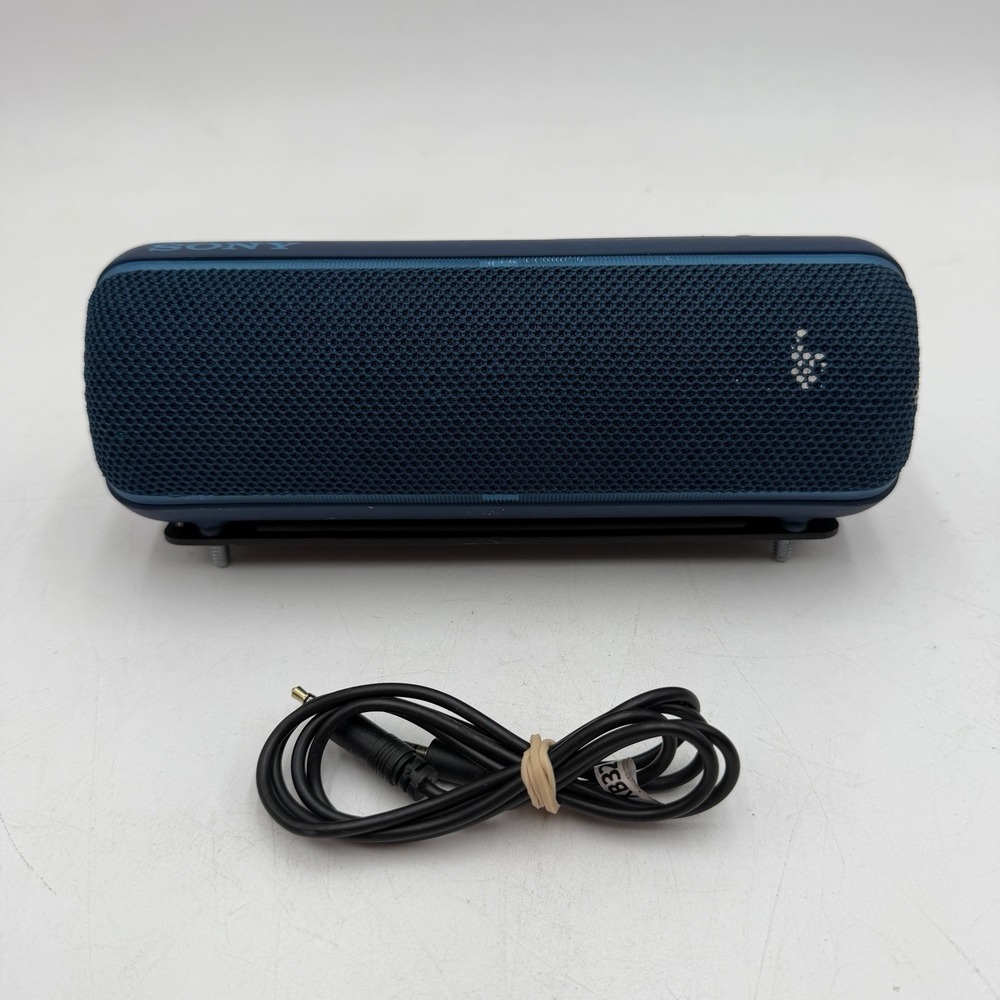 Sony SRS-XB22 Wireless Portable Speaker Extra Bass Waterproof Blue With Aux